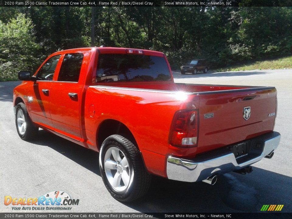 2020 Ram 1500 Classic Tradesman Crew Cab 4x4 Flame Red / Black/Diesel Gray Photo #8