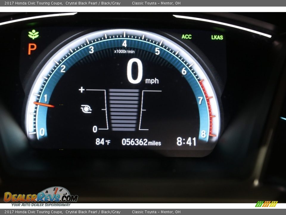 2017 Honda Civic Touring Coupe Gauges Photo #6