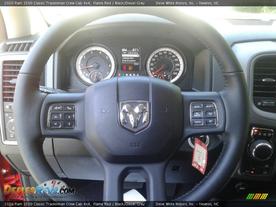 2020 Ram 1500 Classic Tradesman Crew Cab 4x4 Flame Red / Black/Diesel Gray Photo #17