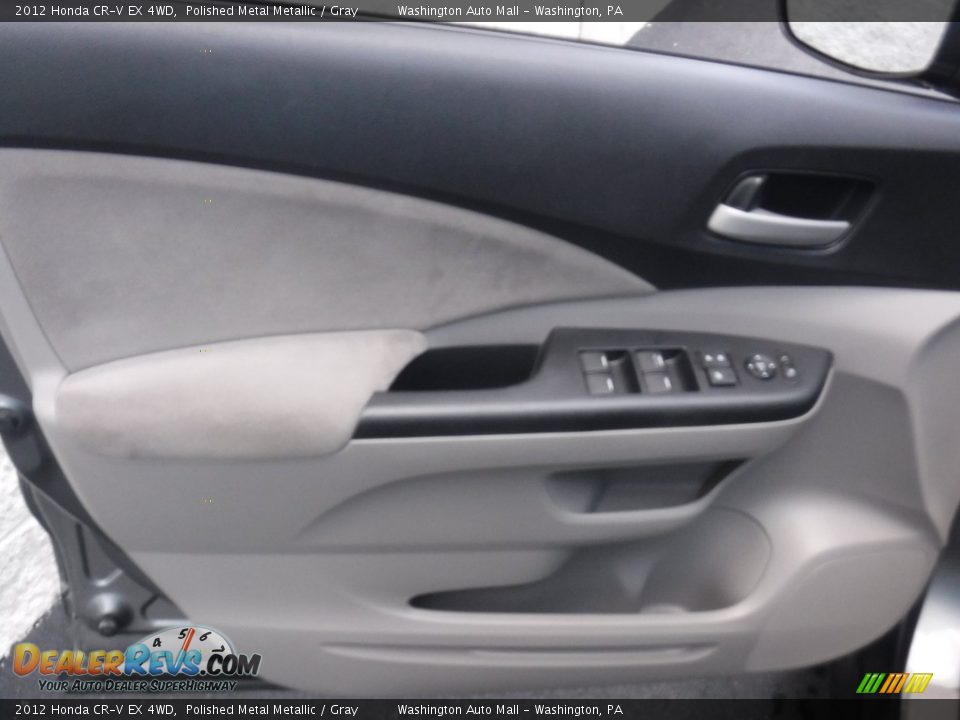 2012 Honda CR-V EX 4WD Polished Metal Metallic / Gray Photo #12