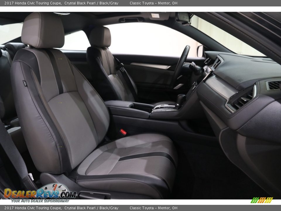 Front Seat of 2017 Honda Civic Touring Coupe Photo #17
