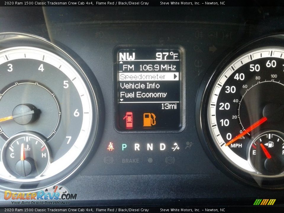 2020 Ram 1500 Classic Tradesman Crew Cab 4x4 Flame Red / Black/Diesel Gray Photo #20