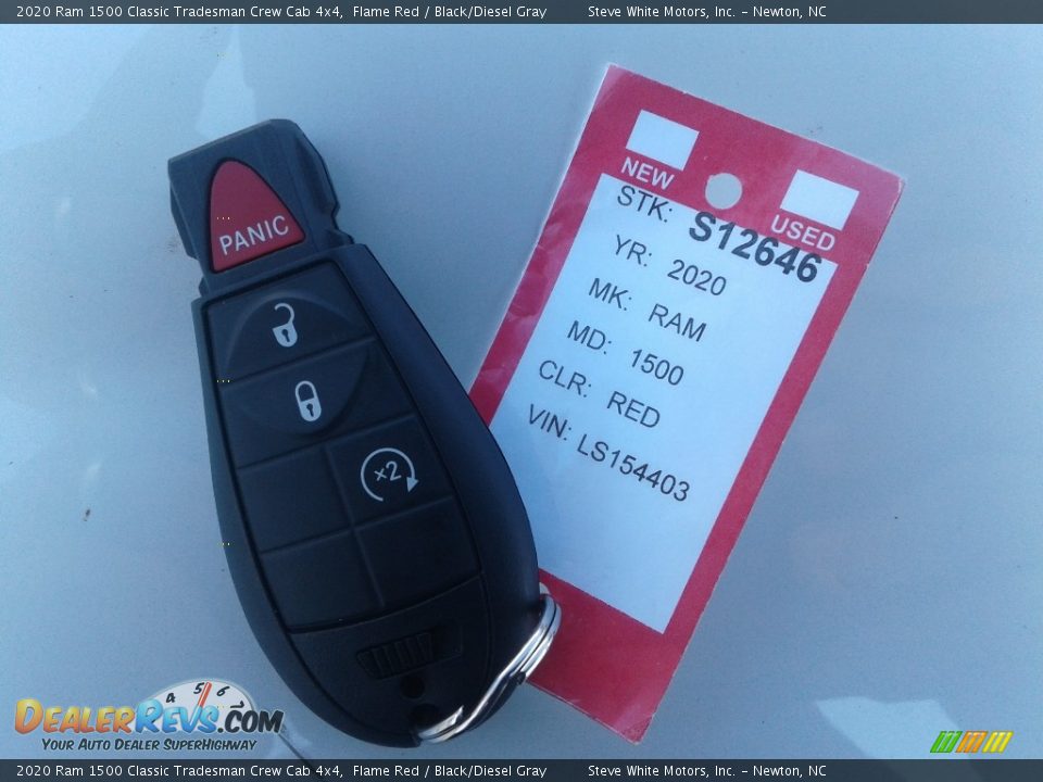 2020 Ram 1500 Classic Tradesman Crew Cab 4x4 Flame Red / Black/Diesel Gray Photo #24