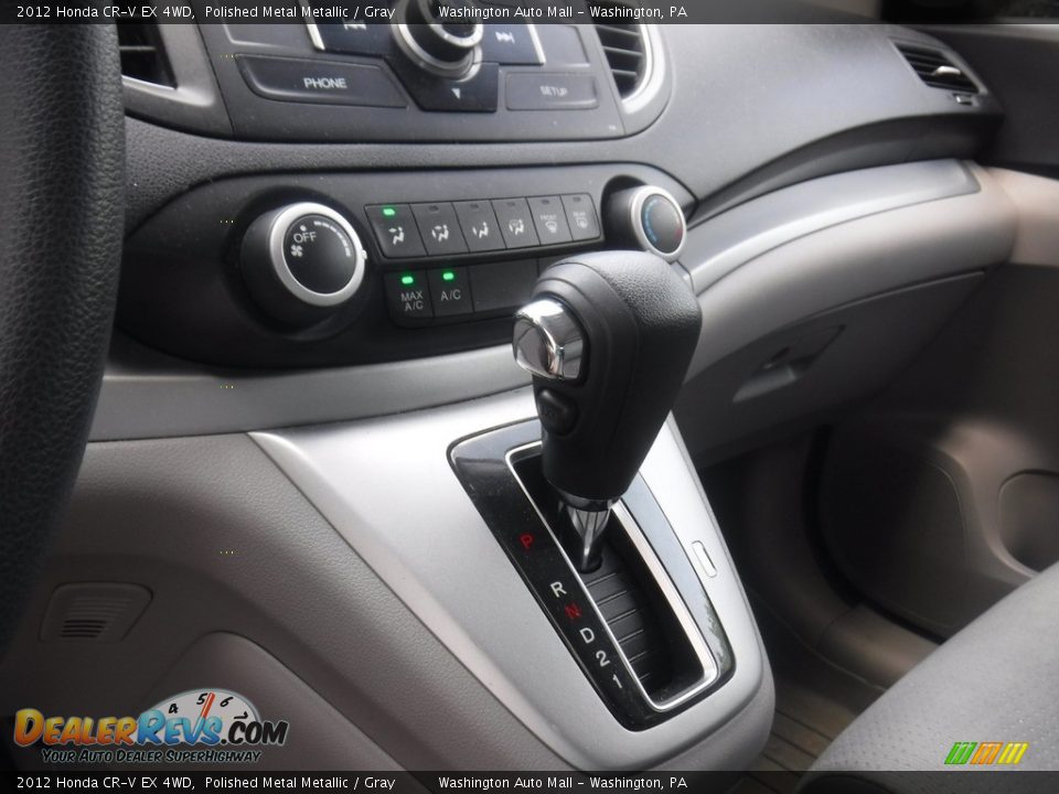 2012 Honda CR-V EX 4WD Polished Metal Metallic / Gray Photo #20