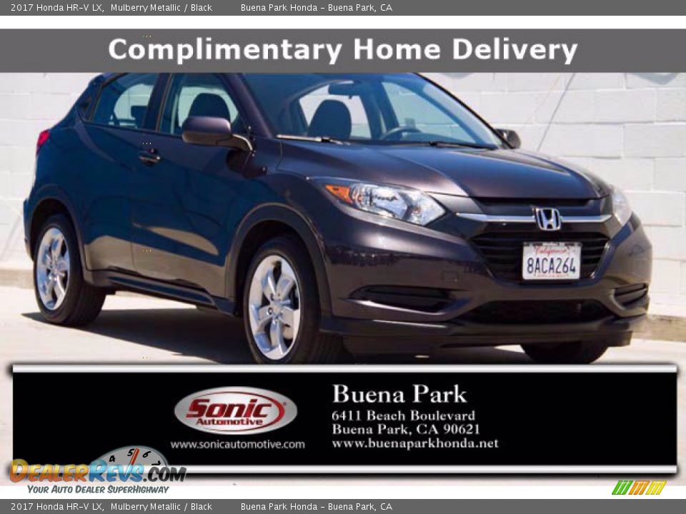 2017 Honda HR-V LX Mulberry Metallic / Black Photo #1