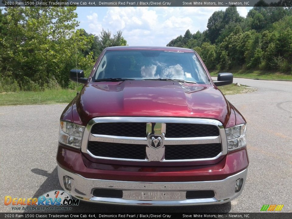 2020 Ram 1500 Classic Tradesman Crew Cab 4x4 Delmonico Red Pearl / Black/Diesel Gray Photo #3