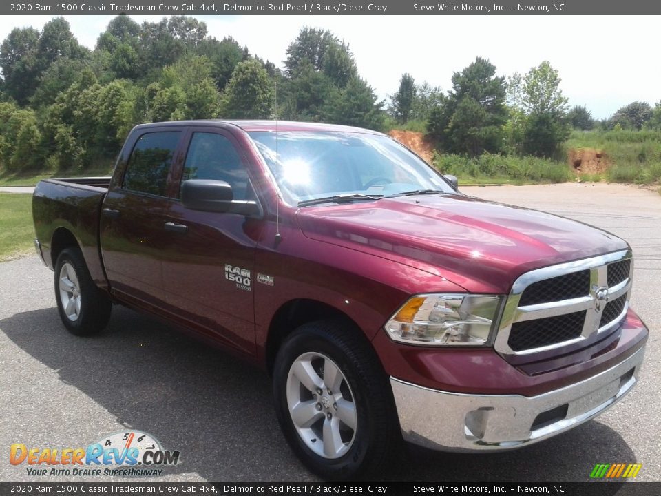 2020 Ram 1500 Classic Tradesman Crew Cab 4x4 Delmonico Red Pearl / Black/Diesel Gray Photo #4