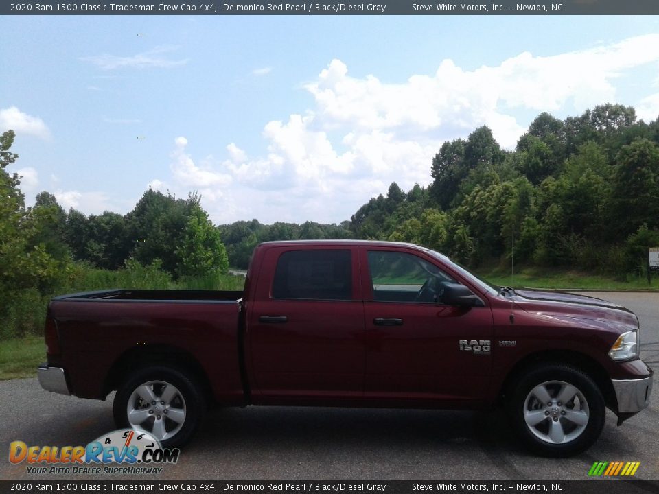 2020 Ram 1500 Classic Tradesman Crew Cab 4x4 Delmonico Red Pearl / Black/Diesel Gray Photo #5