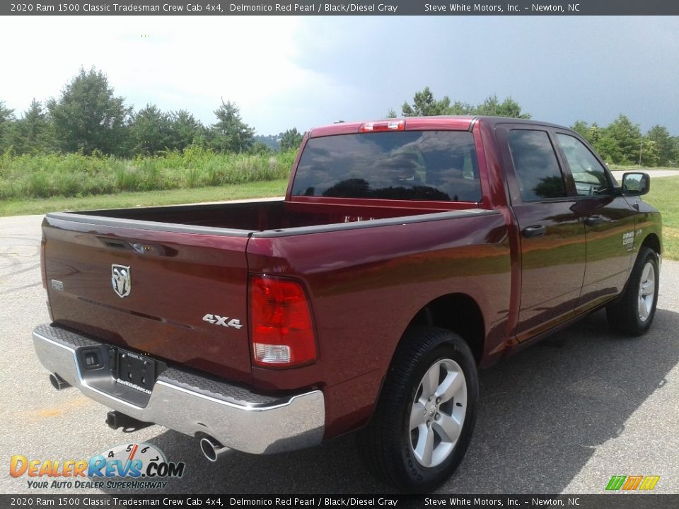 2020 Ram 1500 Classic Tradesman Crew Cab 4x4 Delmonico Red Pearl / Black/Diesel Gray Photo #6