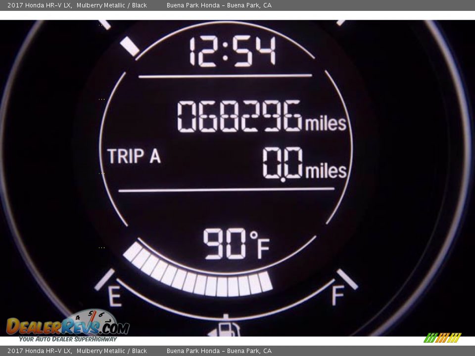2017 Honda HR-V LX Mulberry Metallic / Black Photo #6