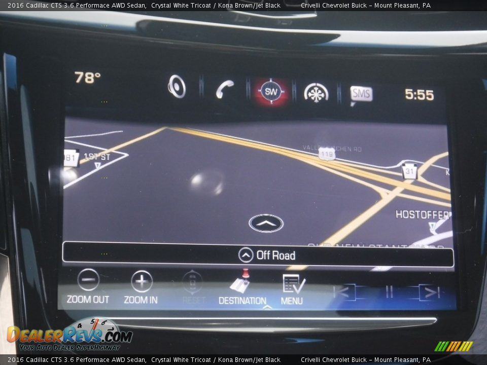 Navigation of 2016 Cadillac CTS 3.6 Performace AWD Sedan Photo #25