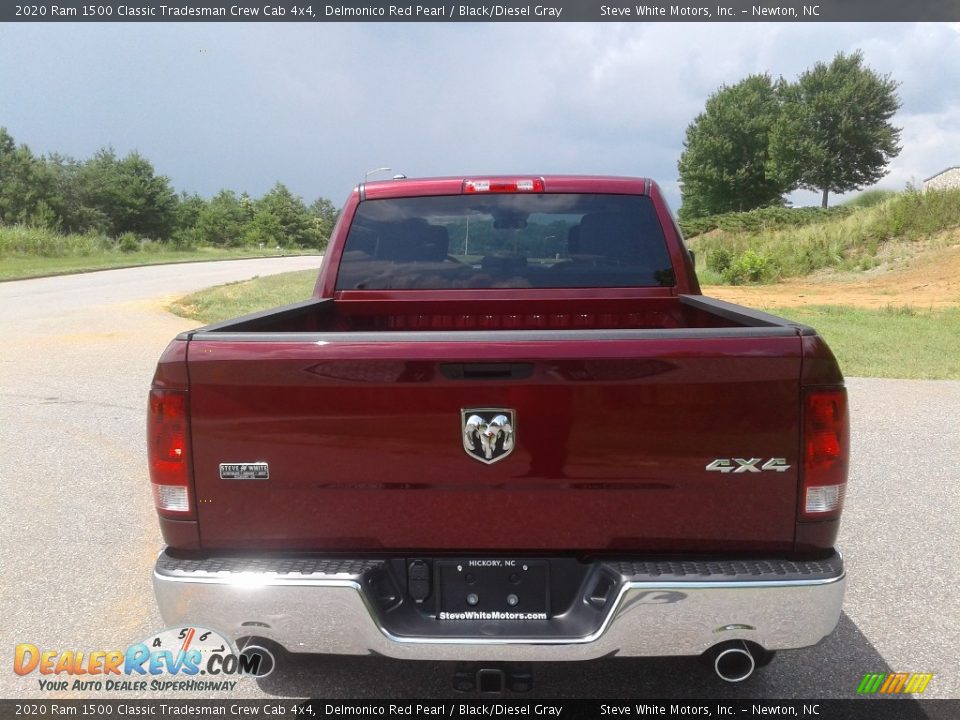 2020 Ram 1500 Classic Tradesman Crew Cab 4x4 Delmonico Red Pearl / Black/Diesel Gray Photo #7