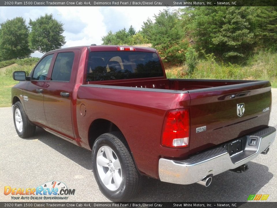 2020 Ram 1500 Classic Tradesman Crew Cab 4x4 Delmonico Red Pearl / Black/Diesel Gray Photo #8