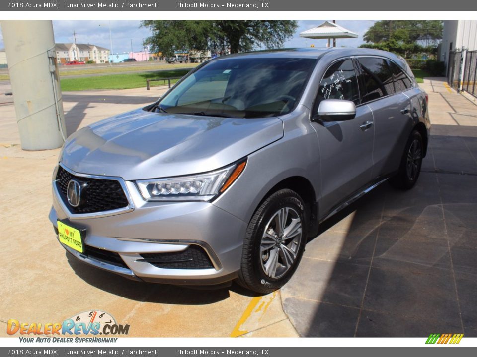 2018 Acura MDX Lunar Silver Metallic / Parchment Photo #4