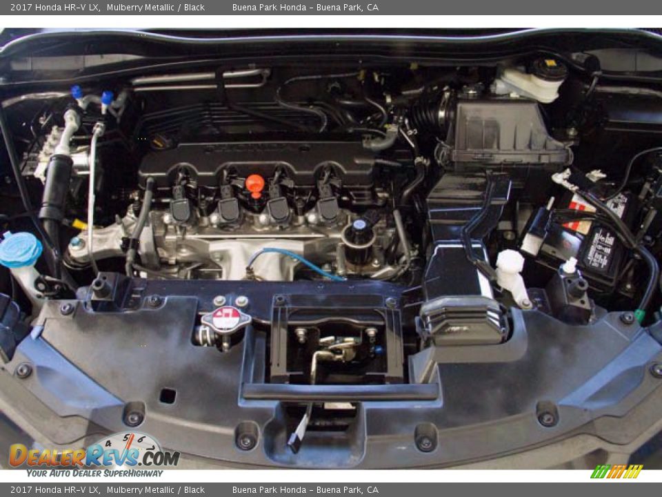 2017 Honda HR-V LX Mulberry Metallic / Black Photo #31