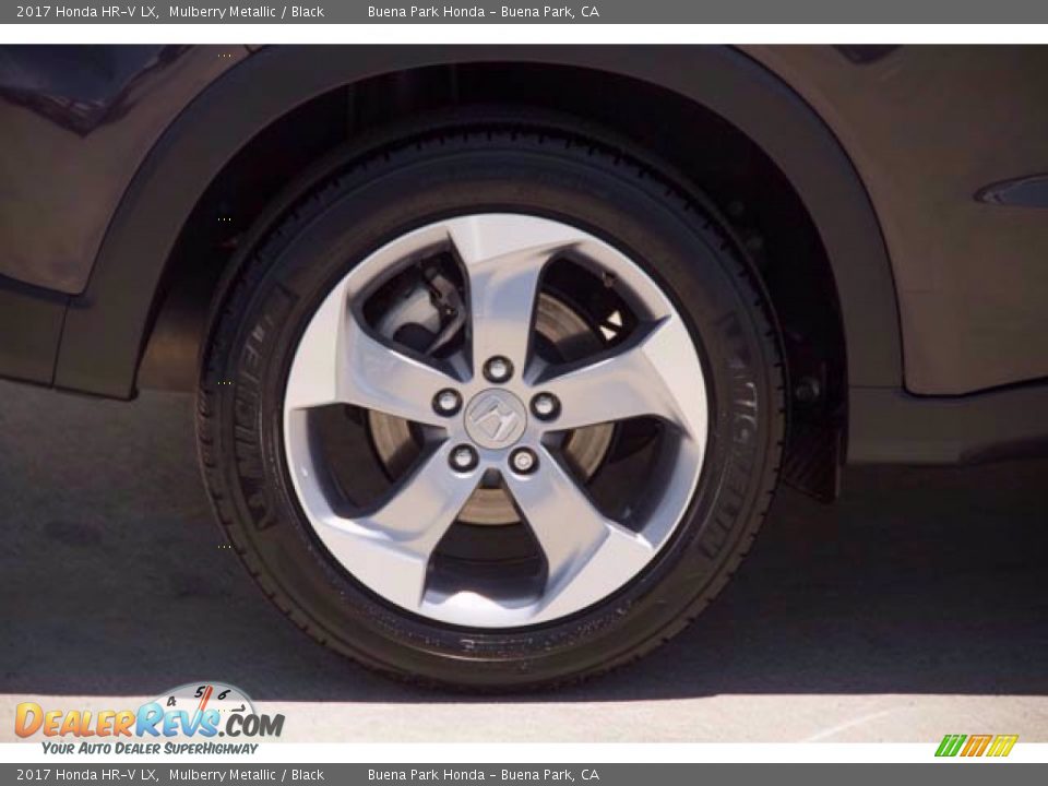 2017 Honda HR-V LX Mulberry Metallic / Black Photo #32