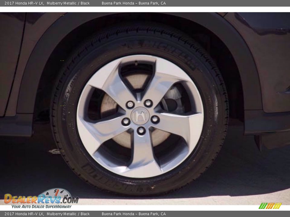 2017 Honda HR-V LX Mulberry Metallic / Black Photo #33