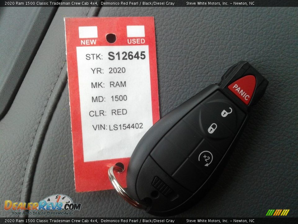 2020 Ram 1500 Classic Tradesman Crew Cab 4x4 Delmonico Red Pearl / Black/Diesel Gray Photo #27