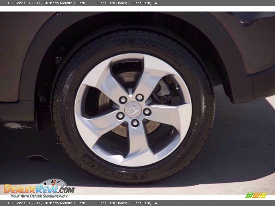 2017 Honda HR-V LX Mulberry Metallic / Black Photo #34