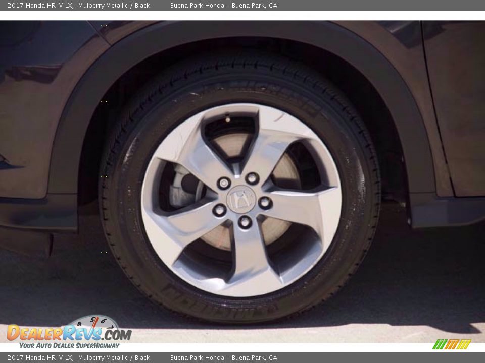 2017 Honda HR-V LX Mulberry Metallic / Black Photo #35