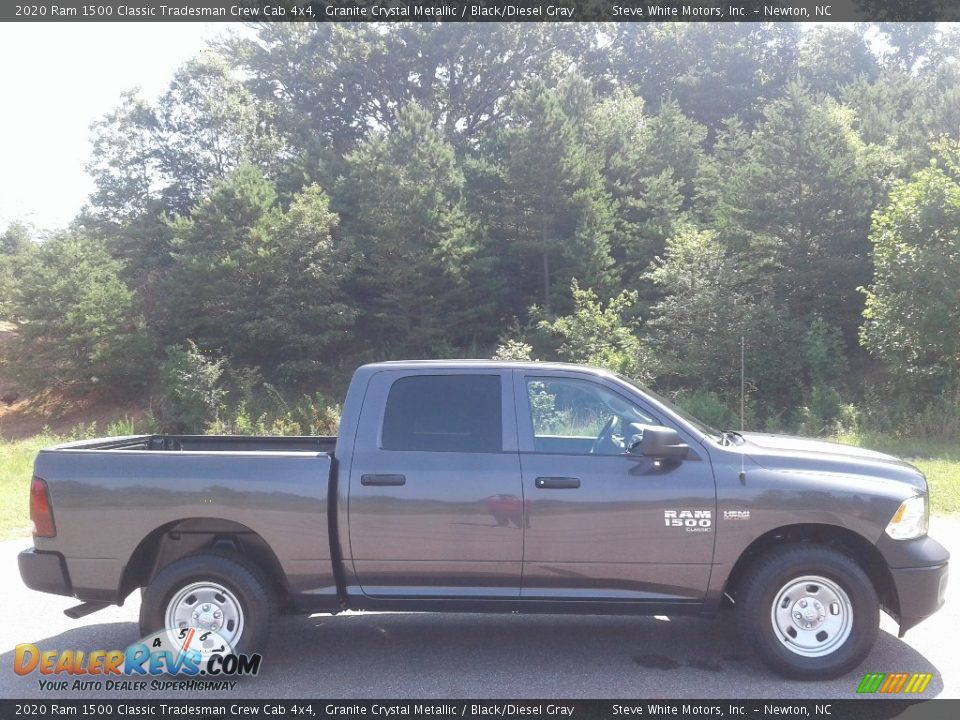 2020 Ram 1500 Classic Tradesman Crew Cab 4x4 Granite Crystal Metallic / Black/Diesel Gray Photo #5