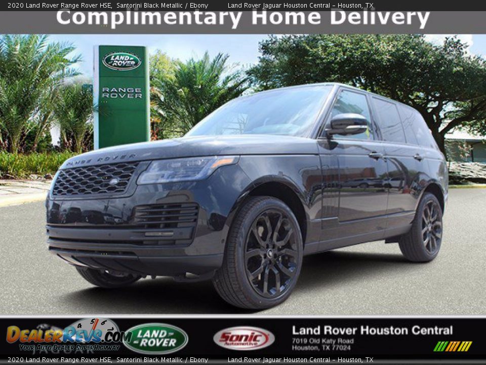 2020 Land Rover Range Rover HSE Santorini Black Metallic / Ebony Photo #1