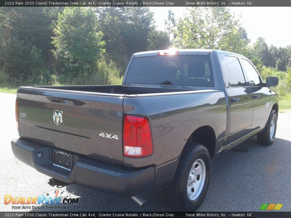 2020 Ram 1500 Classic Tradesman Crew Cab 4x4 Granite Crystal Metallic / Black/Diesel Gray Photo #6