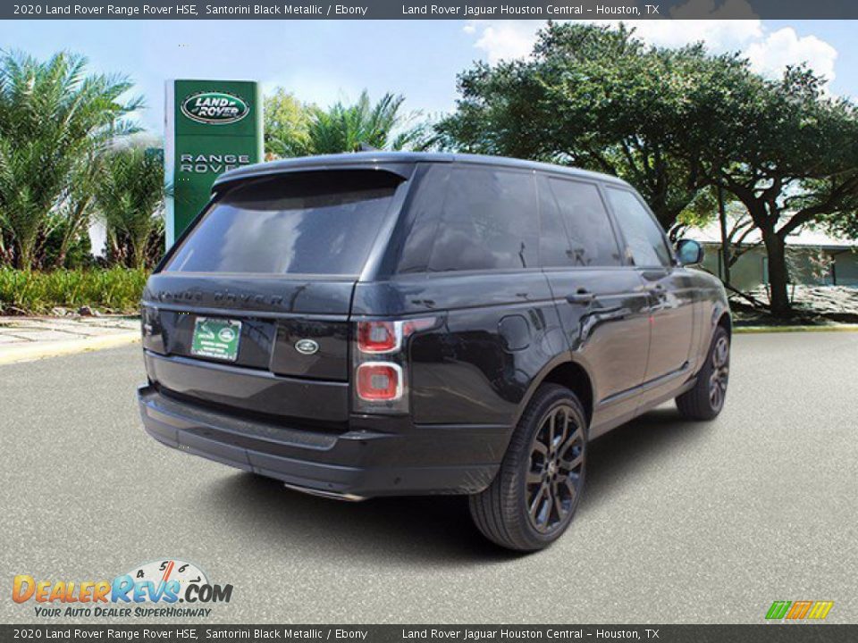 2020 Land Rover Range Rover HSE Santorini Black Metallic / Ebony Photo #2