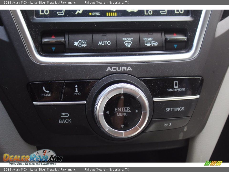 2018 Acura MDX Lunar Silver Metallic / Parchment Photo #22