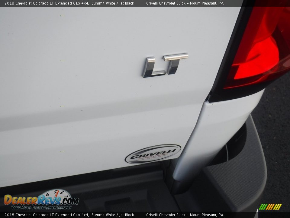 2018 Chevrolet Colorado LT Extended Cab 4x4 Summit White / Jet Black Photo #11