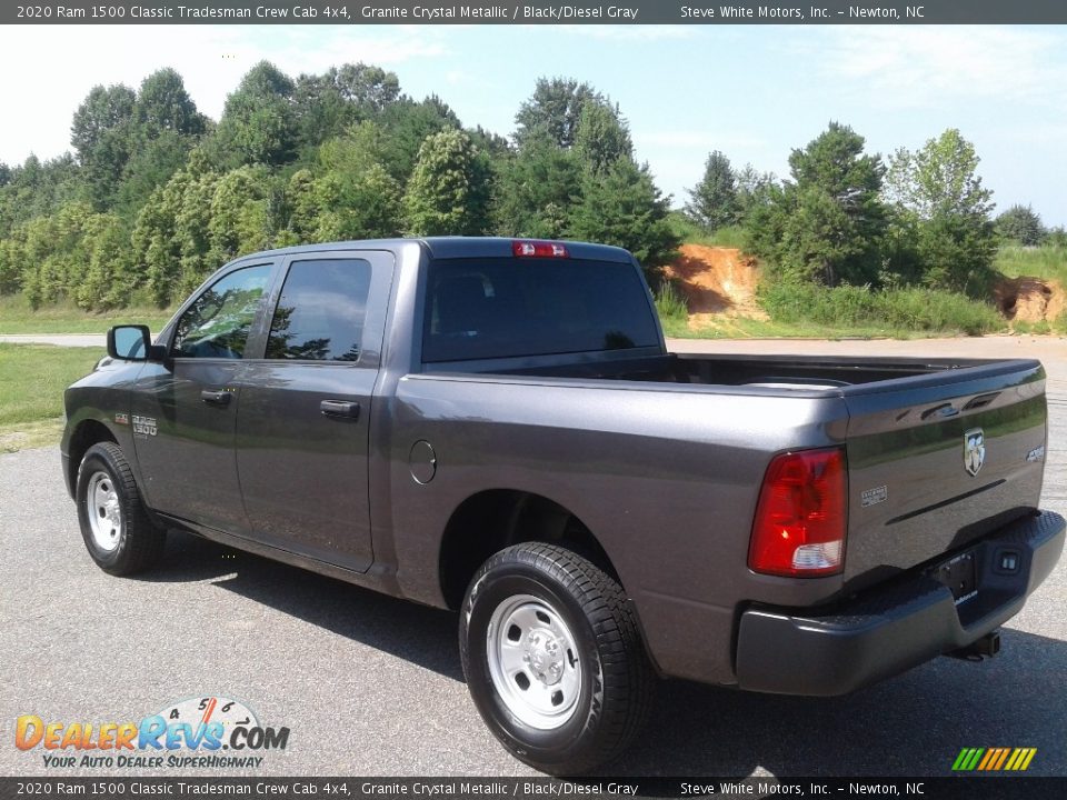 2020 Ram 1500 Classic Tradesman Crew Cab 4x4 Granite Crystal Metallic / Black/Diesel Gray Photo #8