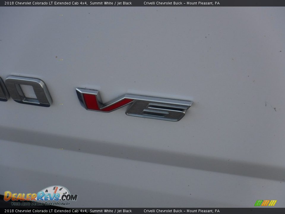 2018 Chevrolet Colorado LT Extended Cab 4x4 Summit White / Jet Black Photo #12