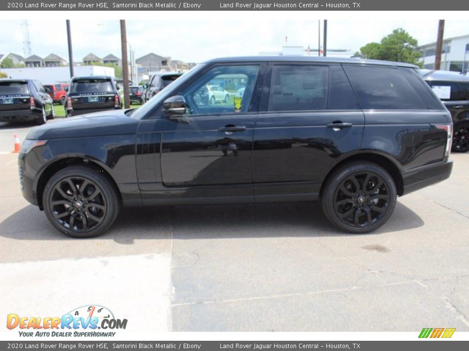 2020 Land Rover Range Rover HSE Santorini Black Metallic / Ebony Photo #6