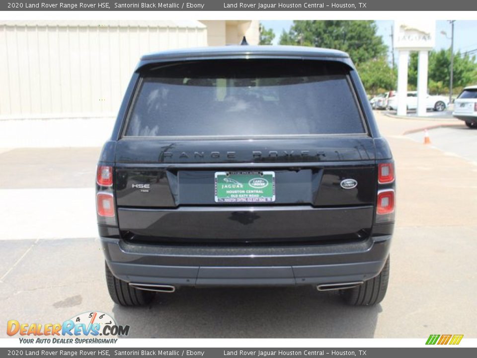 2020 Land Rover Range Rover HSE Santorini Black Metallic / Ebony Photo #7