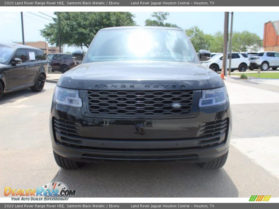 2020 Land Rover Range Rover HSE Santorini Black Metallic / Ebony Photo #8