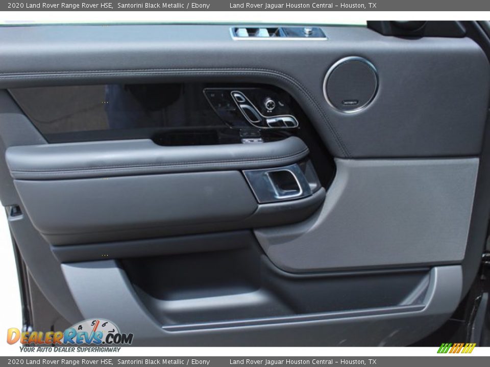 2020 Land Rover Range Rover HSE Santorini Black Metallic / Ebony Photo #10