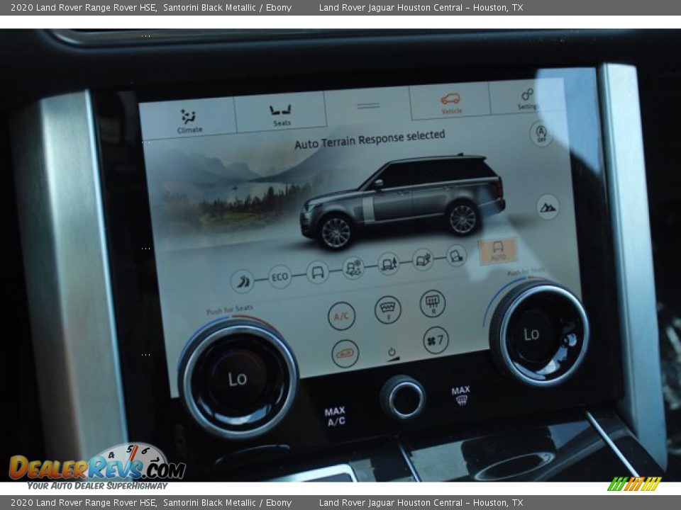 2020 Land Rover Range Rover HSE Santorini Black Metallic / Ebony Photo #16