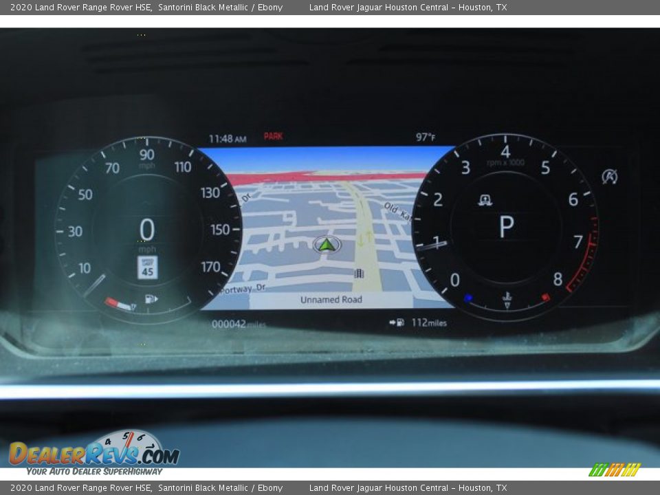 2020 Land Rover Range Rover HSE Santorini Black Metallic / Ebony Photo #22