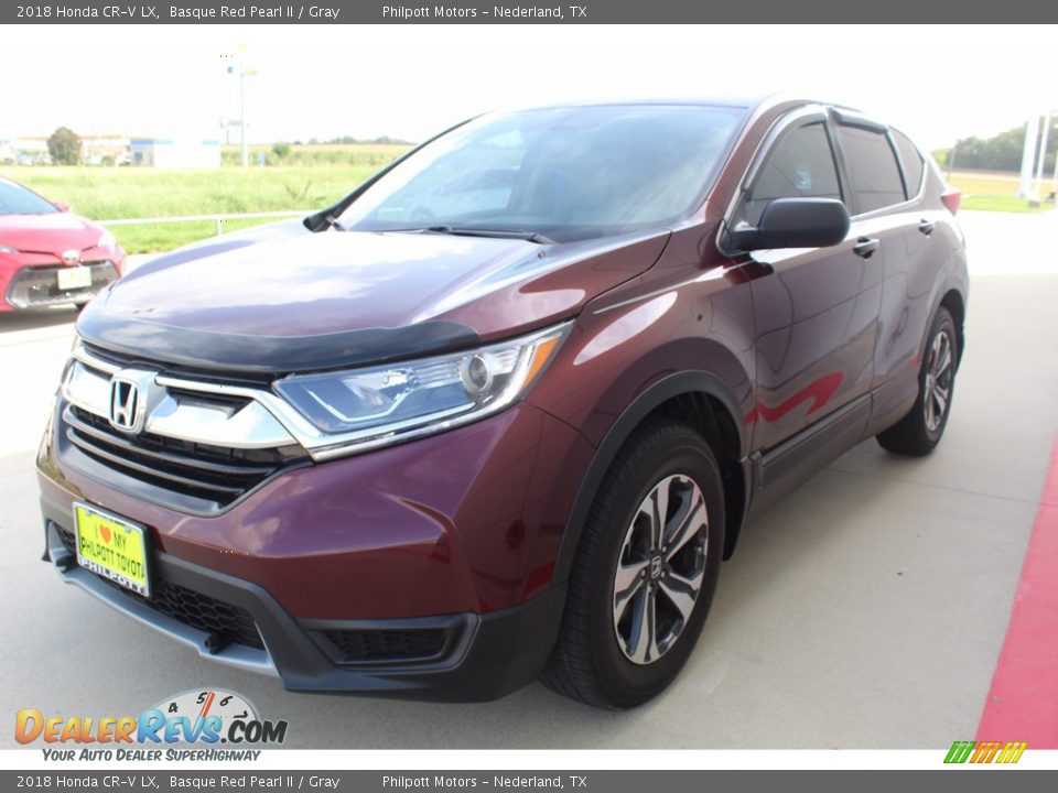 2018 Honda CR-V LX Basque Red Pearl II / Gray Photo #4