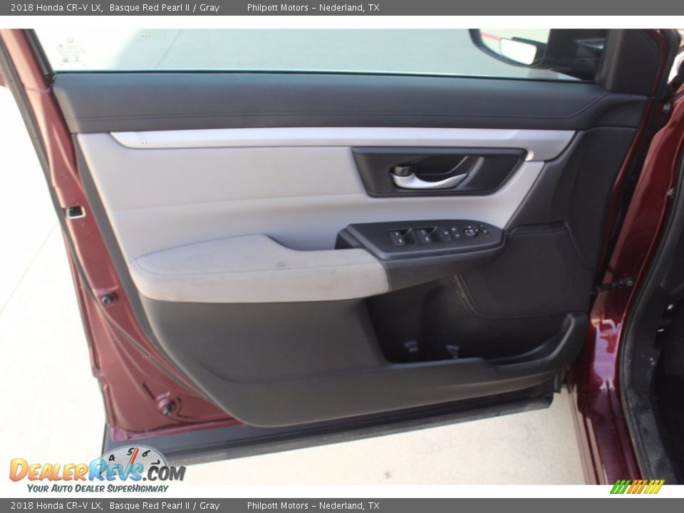 2018 Honda CR-V LX Basque Red Pearl II / Gray Photo #9