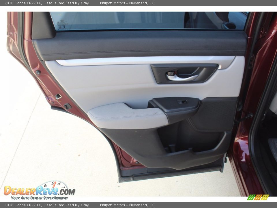 2018 Honda CR-V LX Basque Red Pearl II / Gray Photo #18