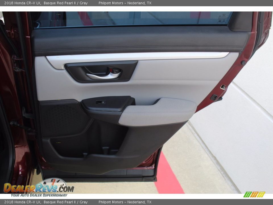 2018 Honda CR-V LX Basque Red Pearl II / Gray Photo #23