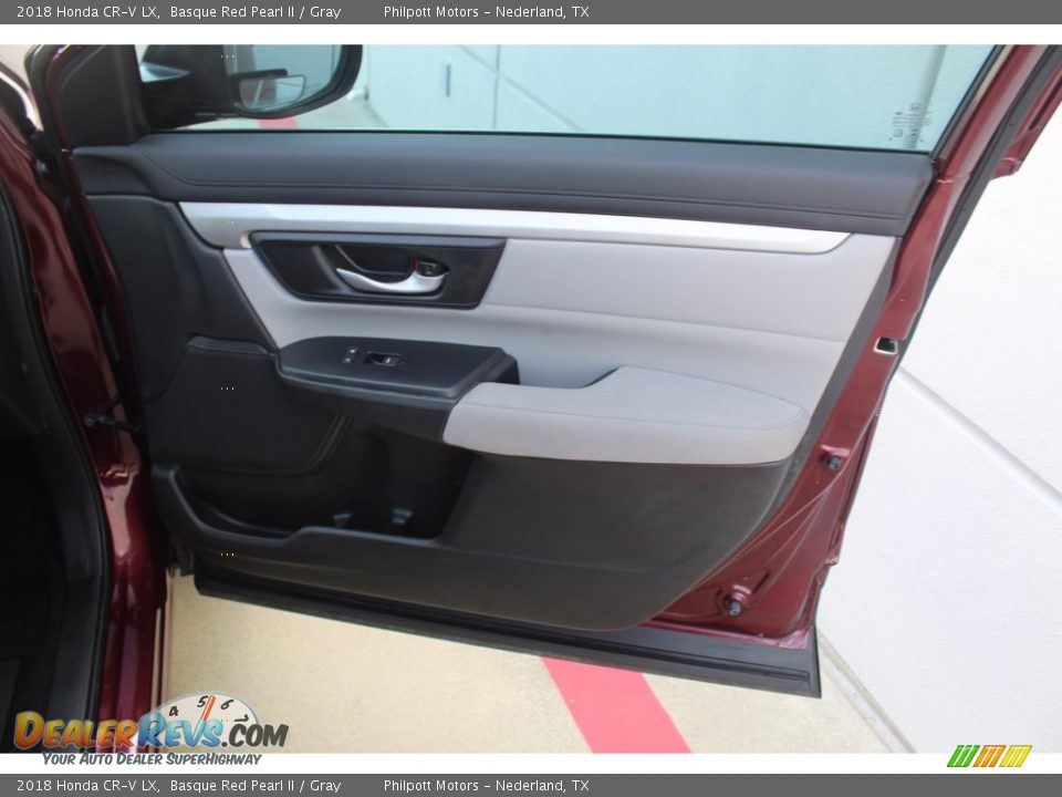 2018 Honda CR-V LX Basque Red Pearl II / Gray Photo #25