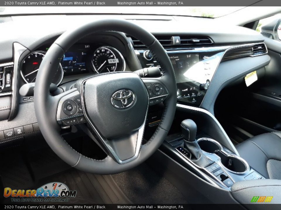 2020 Toyota Camry XLE AWD Platinum White Pearl / Black Photo #3