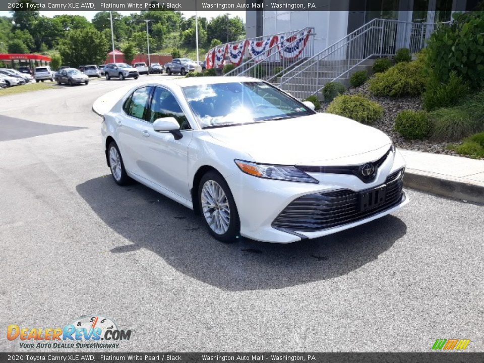 2020 Toyota Camry XLE AWD Platinum White Pearl / Black Photo #27