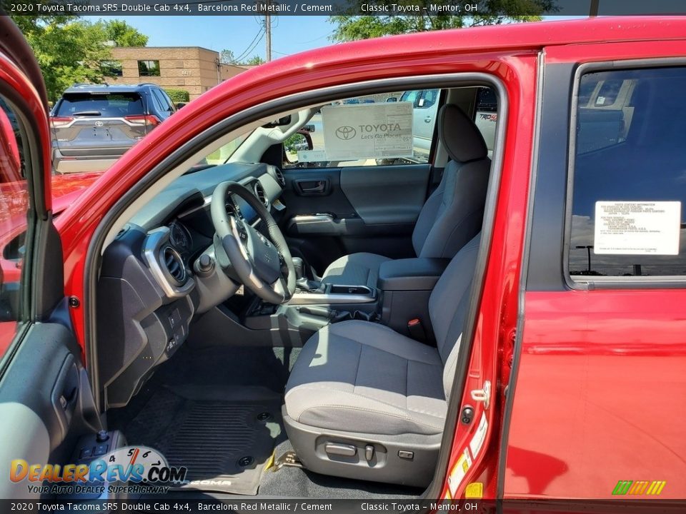 2020 Toyota Tacoma SR5 Double Cab 4x4 Barcelona Red Metallic / Cement Photo #2