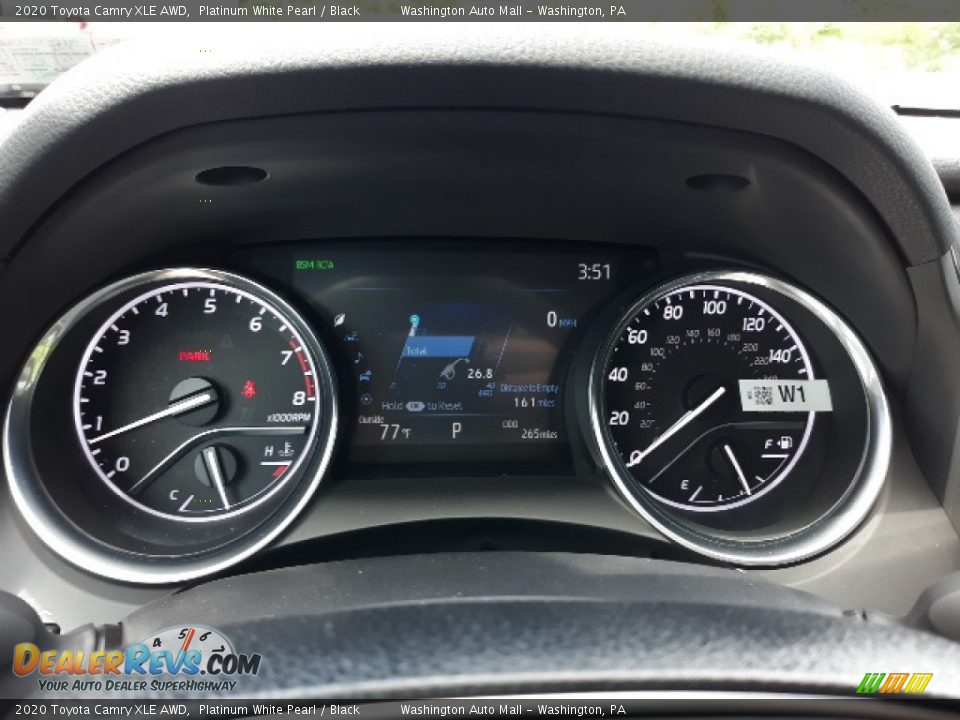 2020 Toyota Camry XLE AWD Gauges Photo #35