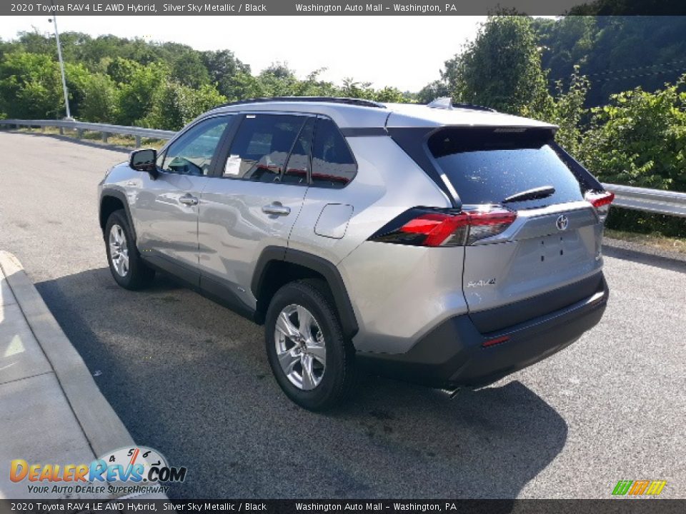 2020 Toyota RAV4 LE AWD Hybrid Silver Sky Metallic / Black Photo #2