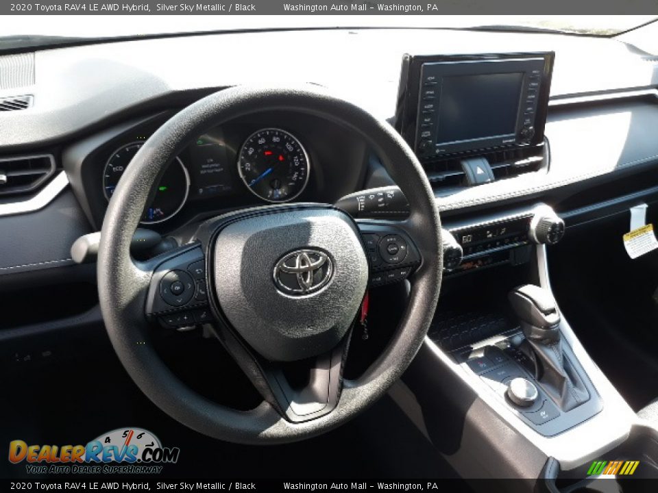 2020 Toyota RAV4 LE AWD Hybrid Silver Sky Metallic / Black Photo #3