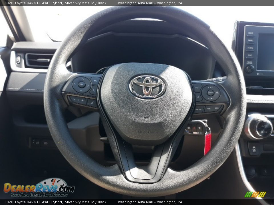 2020 Toyota RAV4 LE AWD Hybrid Silver Sky Metallic / Black Photo #4